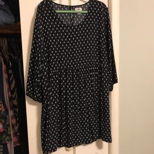 Old navy waist defined skater dress